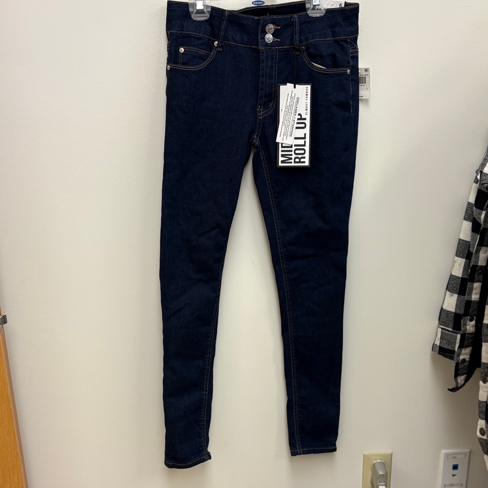 Almost Famous Dark Indigo Skinny Jeans